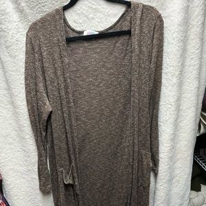 Lularoe Sarah Large heathered brown